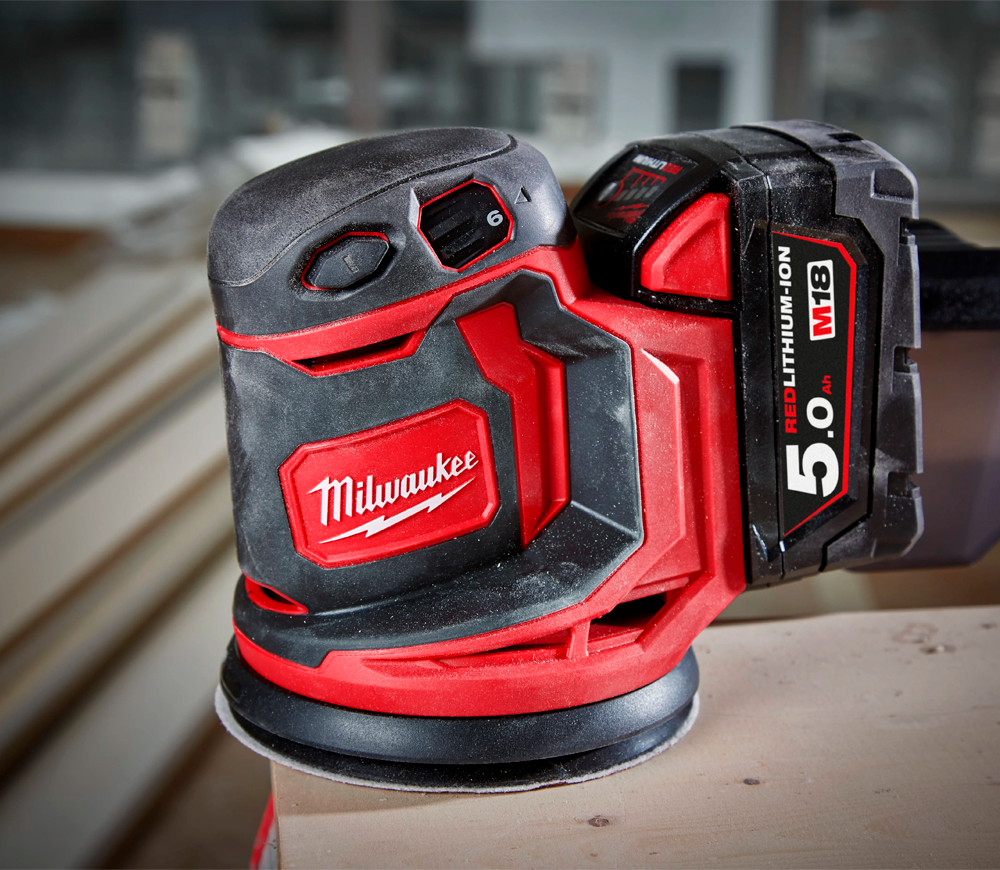 Шлифмашина эксцентриковая аккумуляторная (без АКБ) MILWAUKEE M18 BOS125-0 125мм 18В photo 2