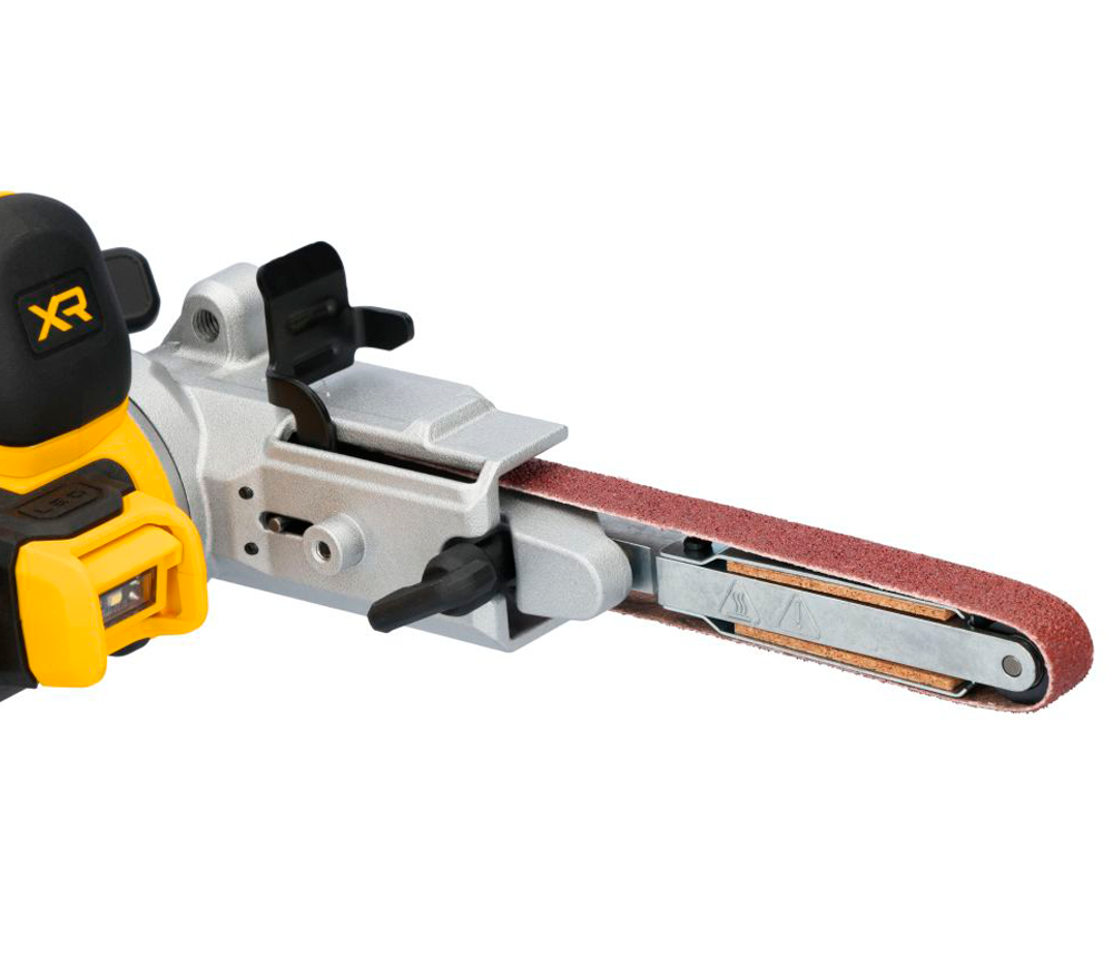 Шлифмашина ленточная аккумуляторная DEWALT DCM200E2T-QW  18В 1.7Ач photo 4