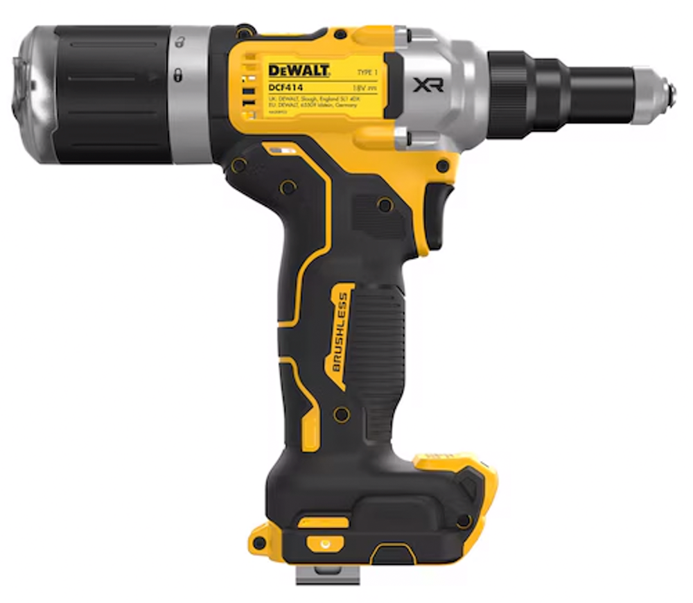 Заклёпочник аккумуляторный (без АКБ) DEWALT DCF414NT 18В photo 3