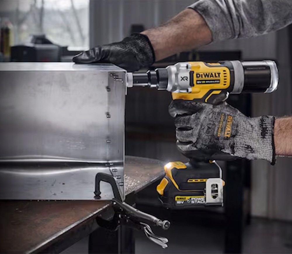 Заклёпочник аккумуляторный (без АКБ) DEWALT DCF414NT 18В photo 5