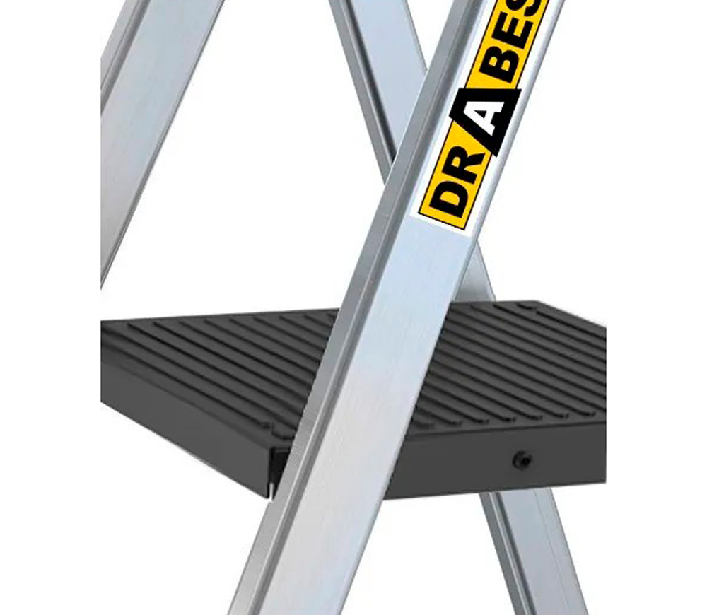 Стремянка DRABEST DR-AL-D5-PRO-Ż+CZ 0.97м 150kg photo 0