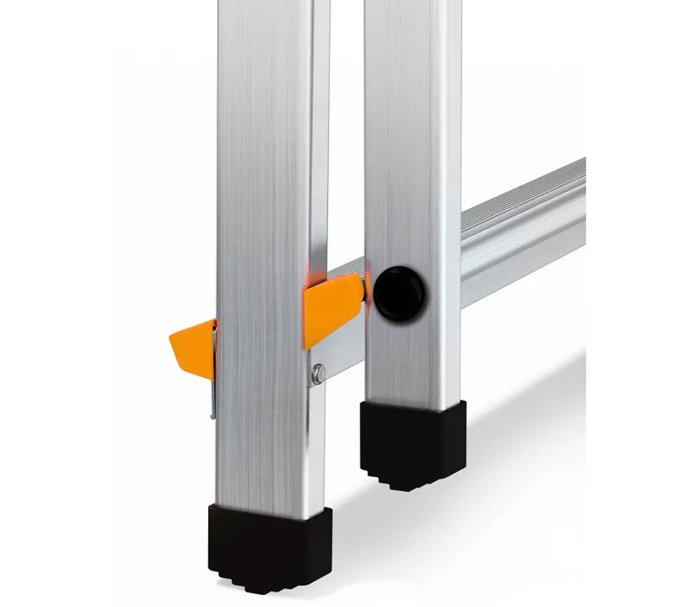 Стремянка DRABEST DR-AL-D5-PRO-Ż+CZ 0.97м 150kg photo 2