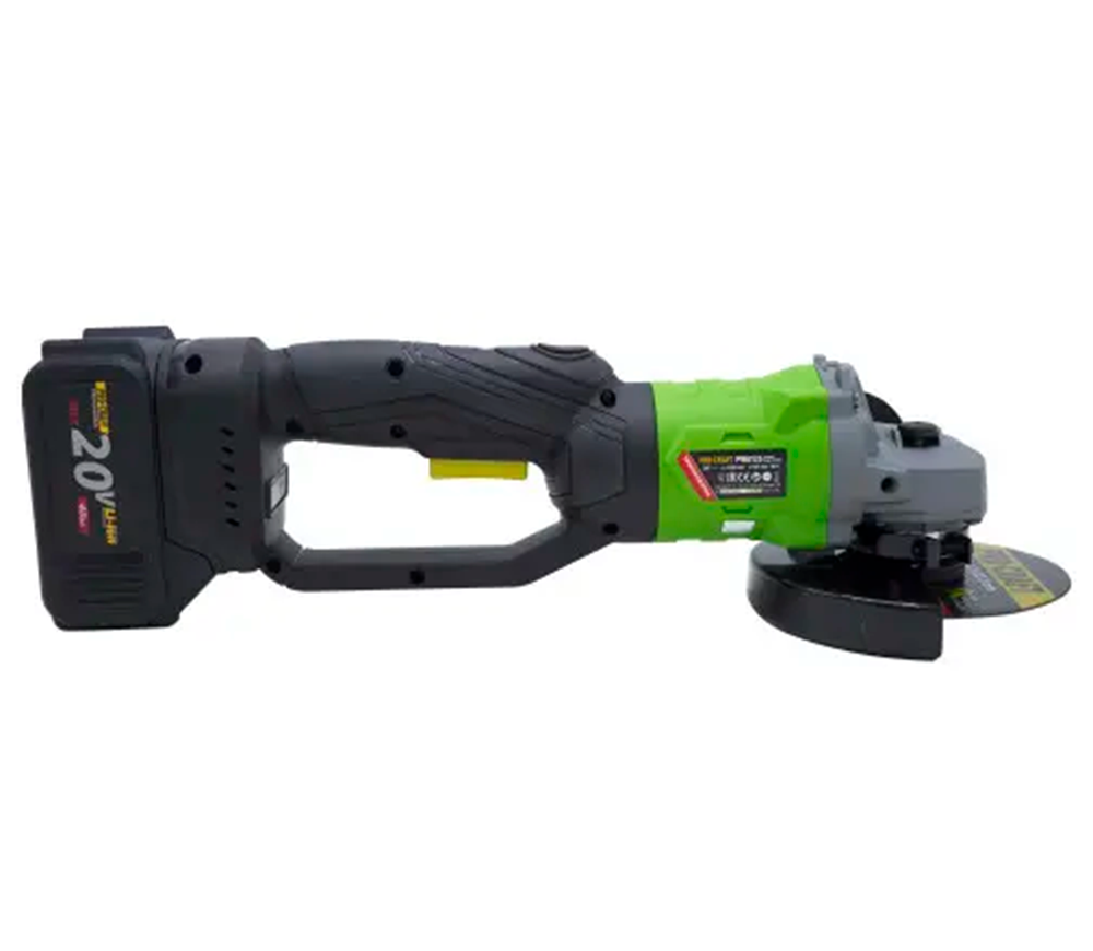 Угловая шлифмашина аккумуляторная ProCraft PWA125 125мм 20В 4Ач photo 0