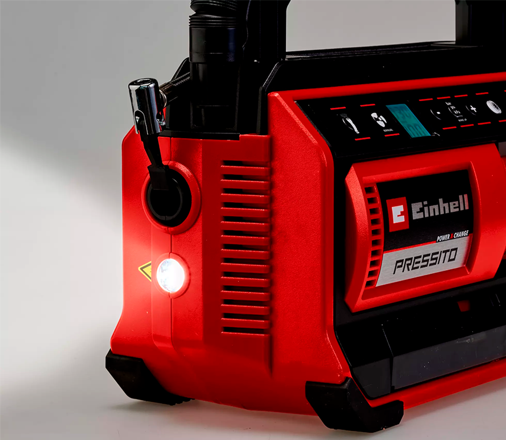 Автокомпрессор аккумуляторный EINHELL PRESSITO 18/25 Hybrid 11бар 19л/мин photo 3