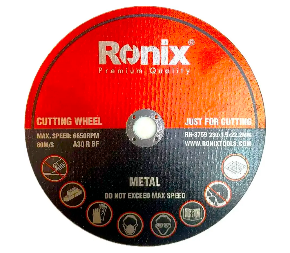 Абразивный диск по металлу RONIX RH-3759 230мм 1.9мм photo