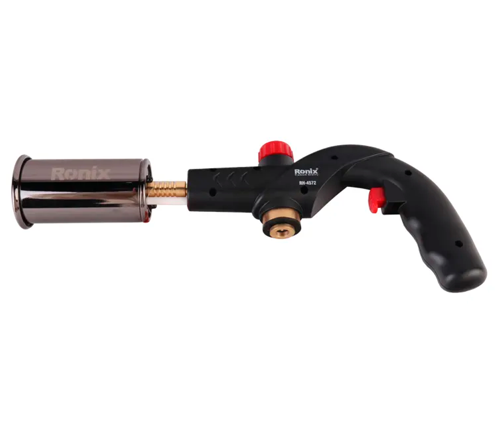 Газовая горелка с пьезоподжигом RONIX RH-4572 1300°C photo 0