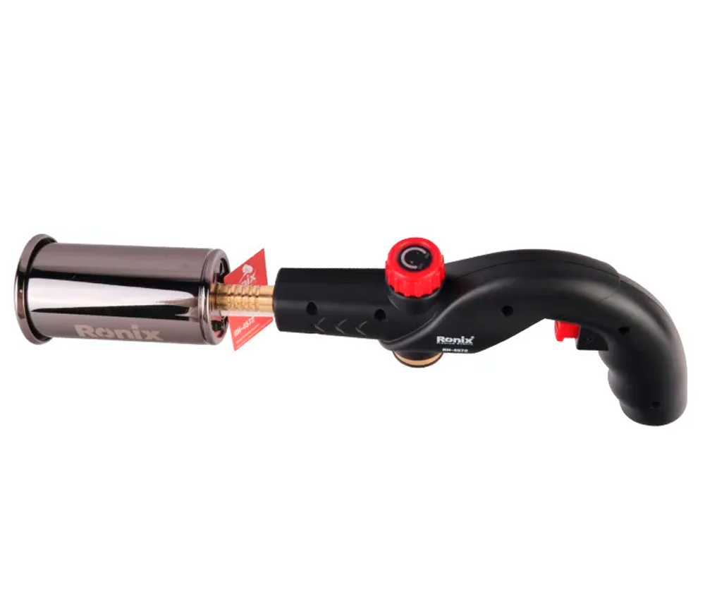 Газовая горелка с пьезоподжигом RONIX RH-4572 1300°C photo 2