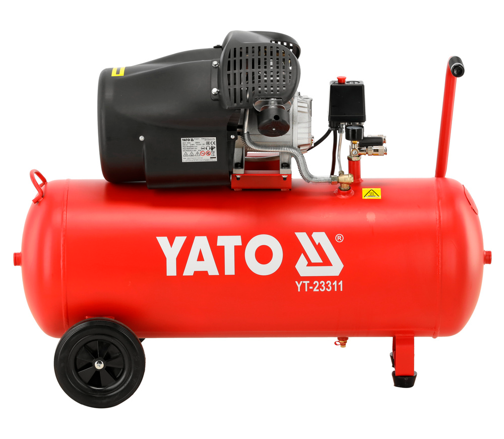 Компрессор YATO YT23311 412л/мин 100л photo 1