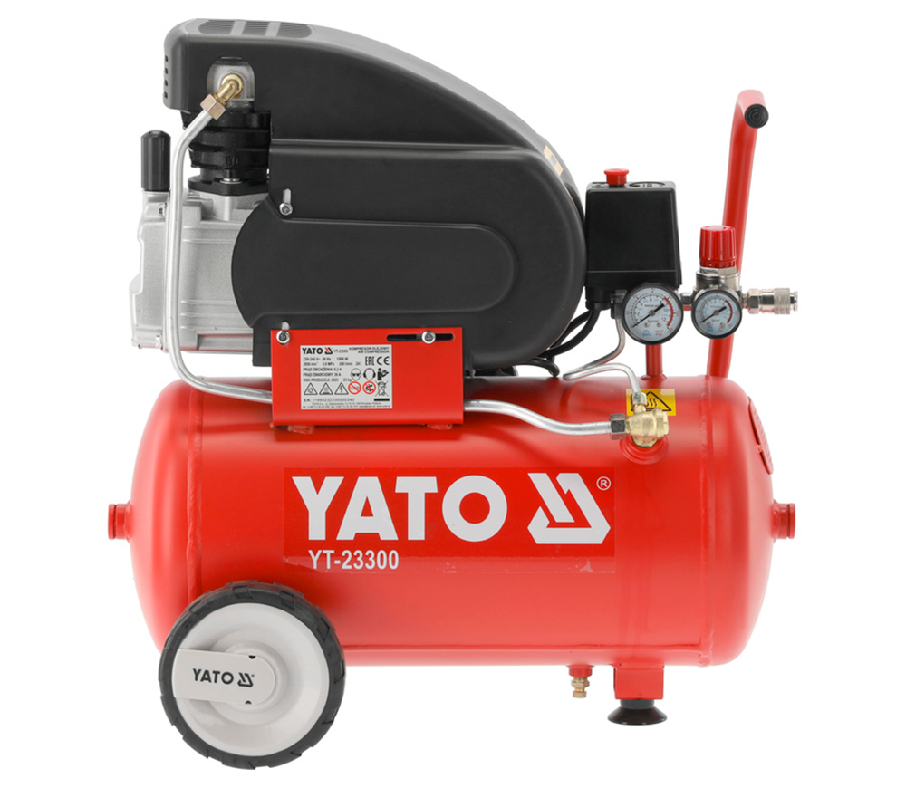 Компрессор YATO YT23300 200л/мин 24л photo 1
