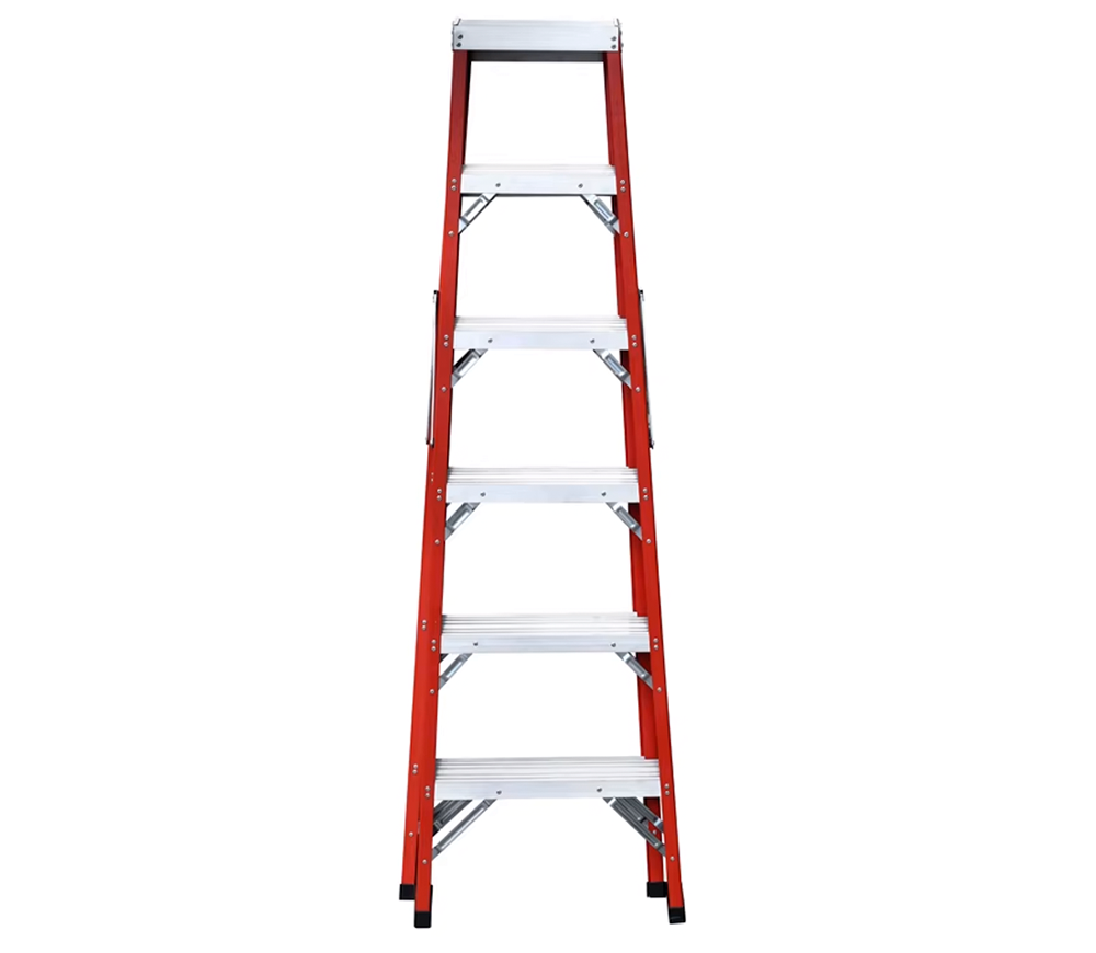 Двухсторонняя стремянка диэлектрическая SunLadders PD0905 1.42m 180kg photo 0