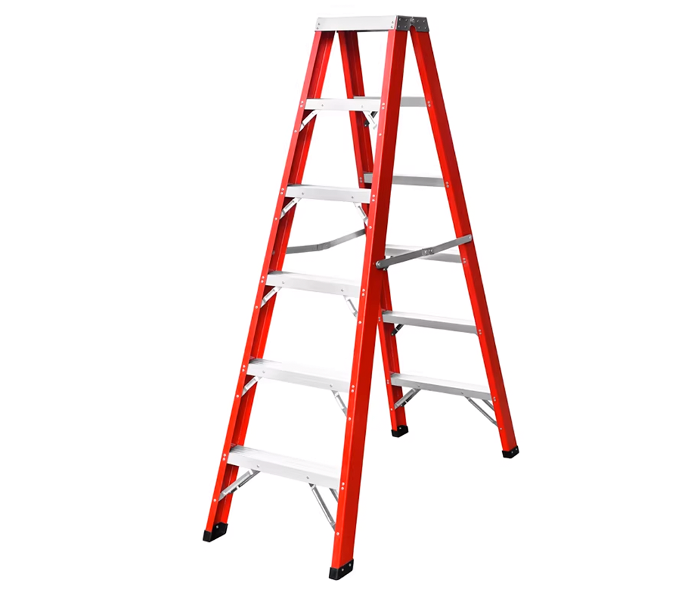 Двухсторонняя стремянка диэлектрическая SunLadders PD0905 1.42m 180kg photo