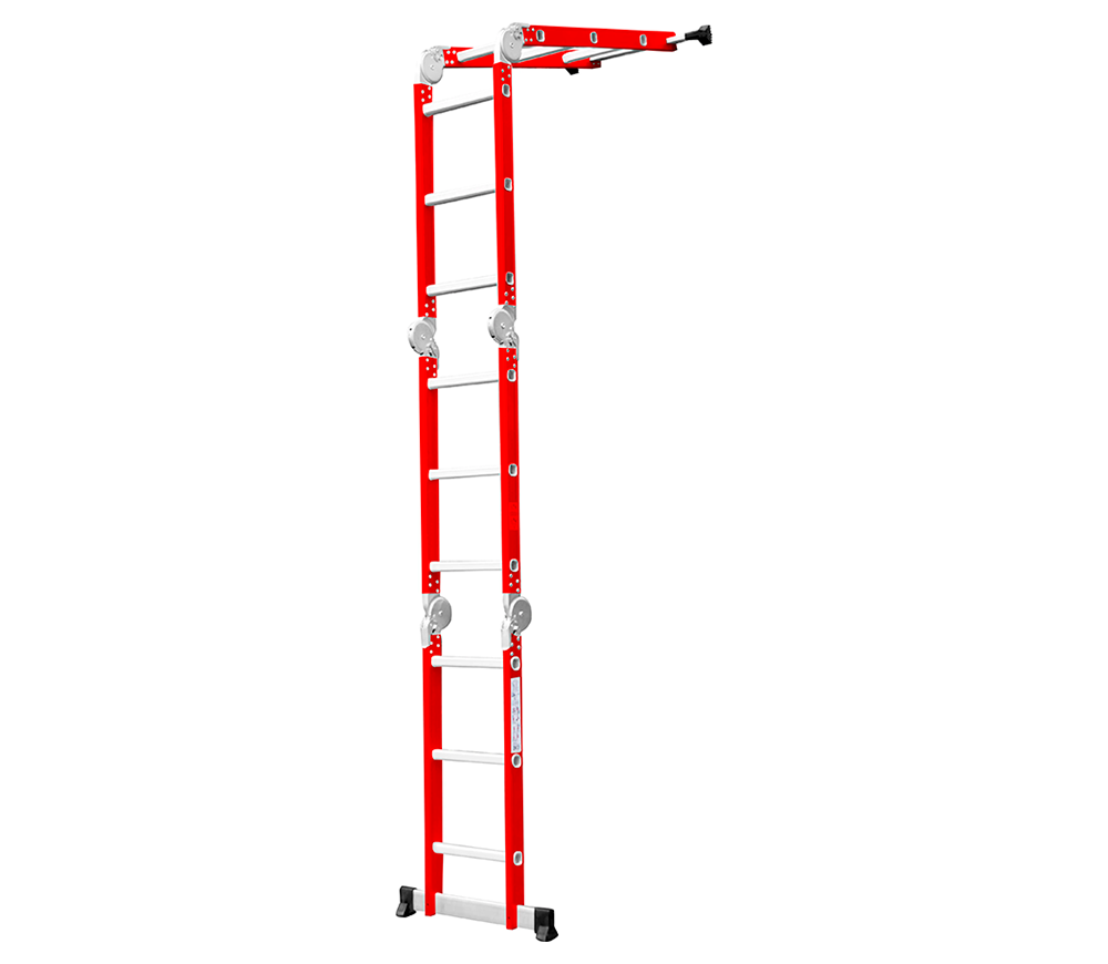 Лестница трансформер диэлектрическая SunLadders PM0312 3.5m 150kg photo 3