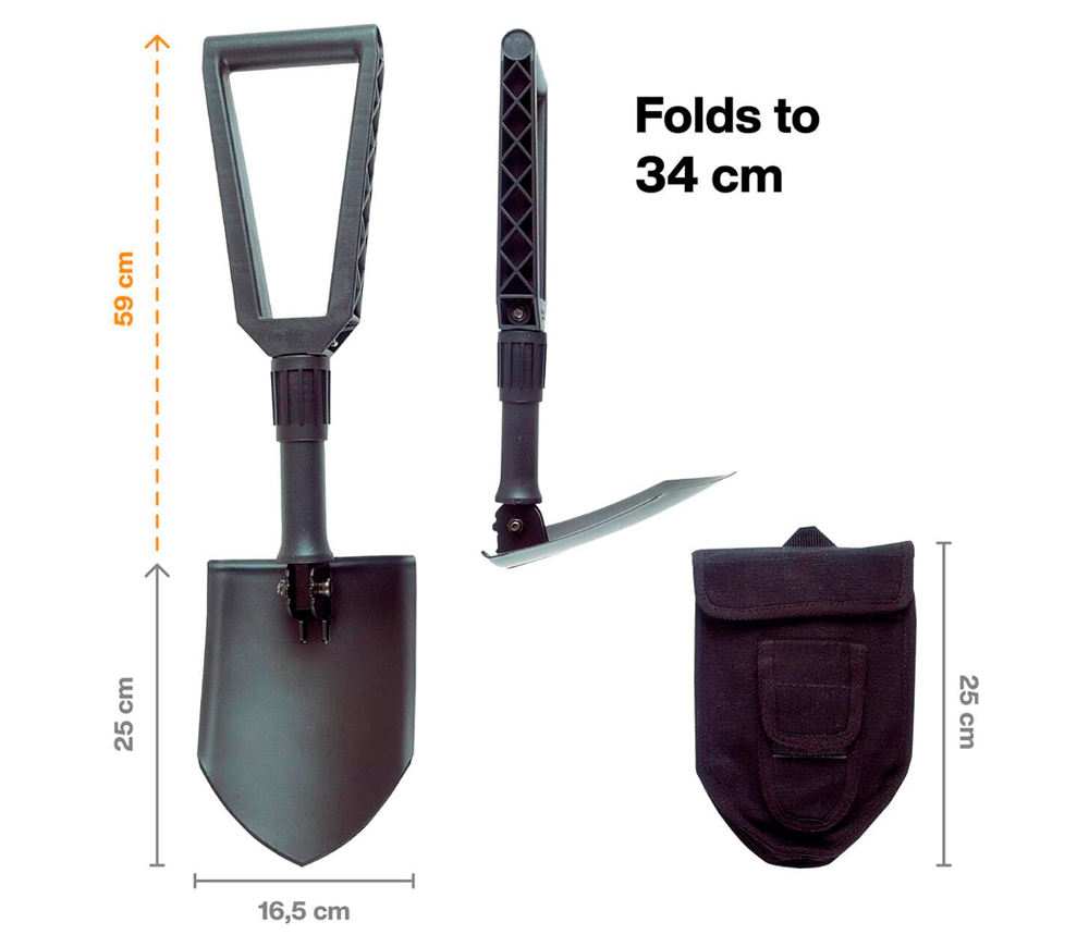Складная штыковая лопата FISKARS 1000621 590мм photo 0