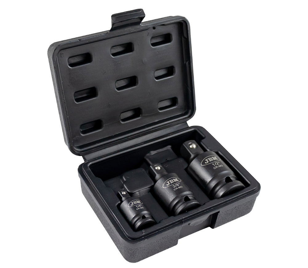 Set de 3 capete de impact pivotante JBM-53043 1/2-1/4-3/8" photo 0
