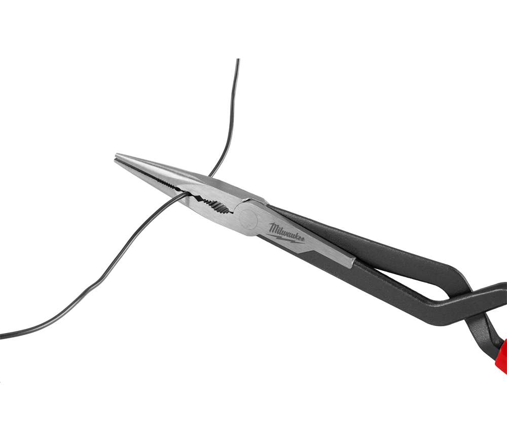 Clești cu falci drepte alungite 2buc MILWAUKEE LONG REACH PLIERS 332mm photo 1