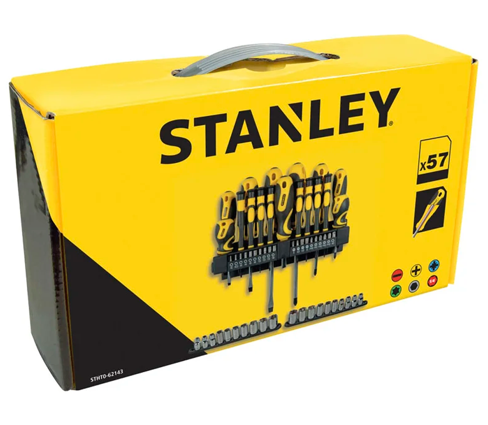 Набор отверток насадок и бит 57 шт STANLEY STHT0-62143 photo 1