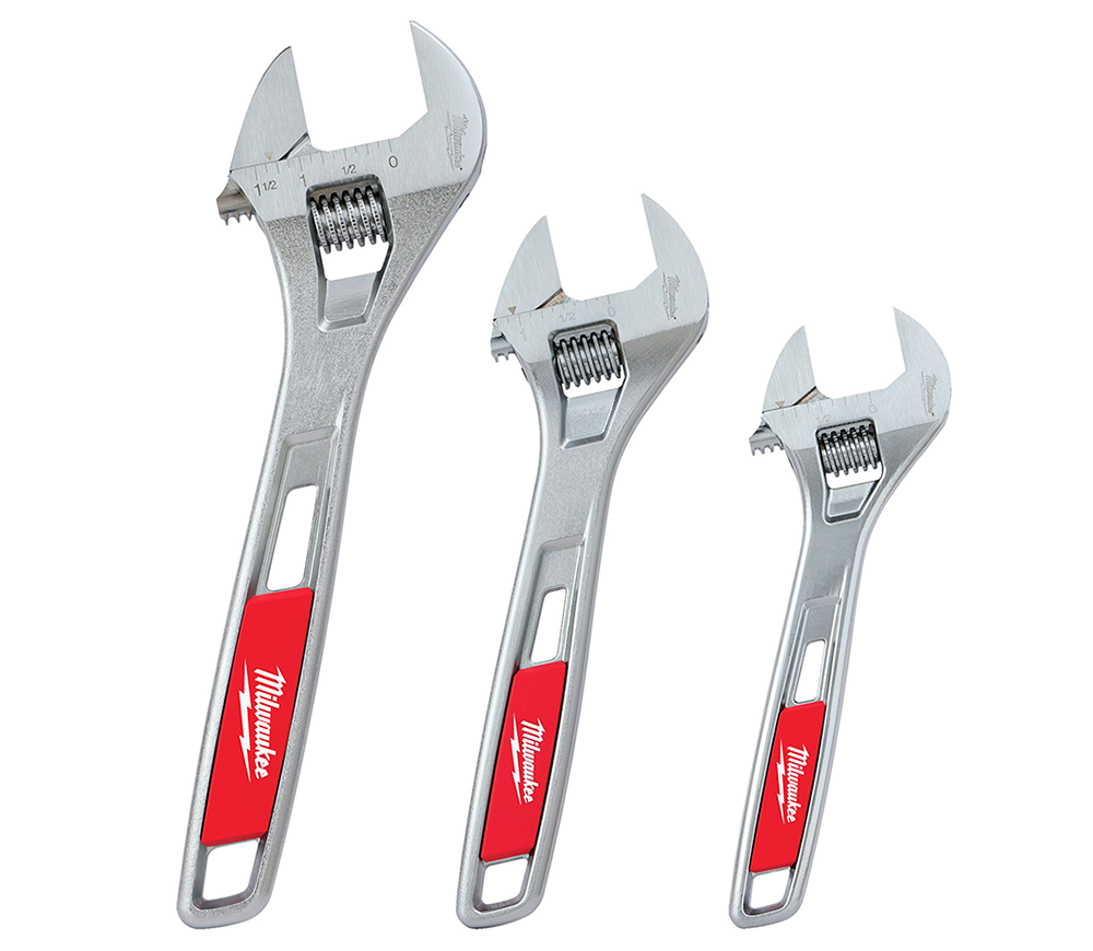 Set 3 chei reglabile MILWAUKEE Wrench Triple Pack 24.5/30/36.5mm 150/200/250mm photo