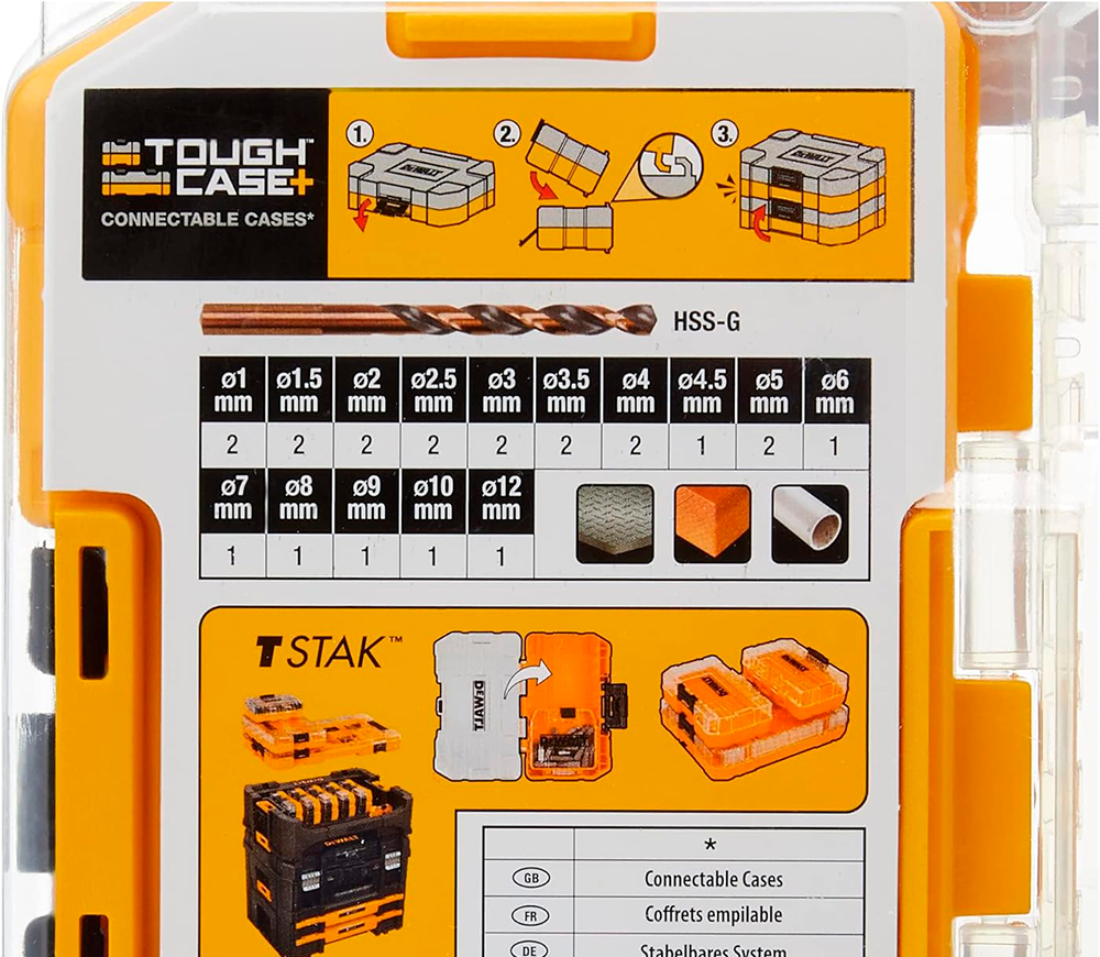 Набор сверл по металлу DEWALT DT70729-QZ 1-12мм HSS-G photo 1