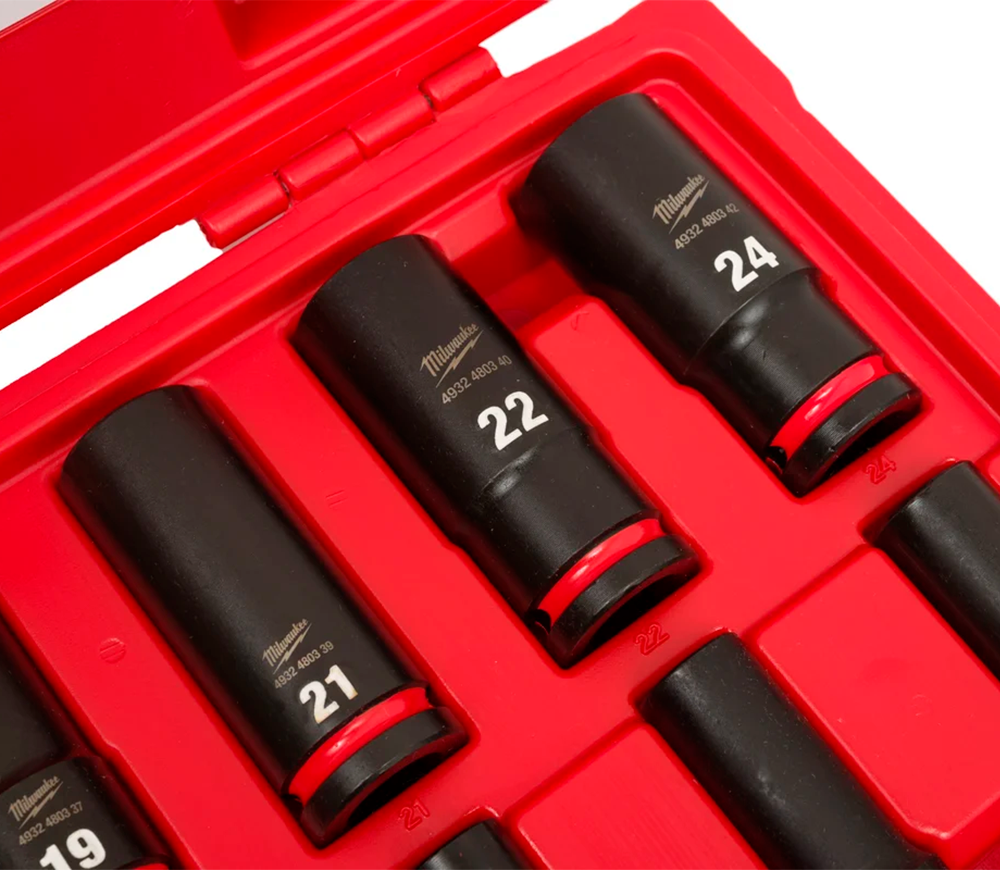 Set de 10 duze tubulare de impact de impact MILWAUKEE SHOCKWAVE IMPACT DUTY 10-24 mm photo 1