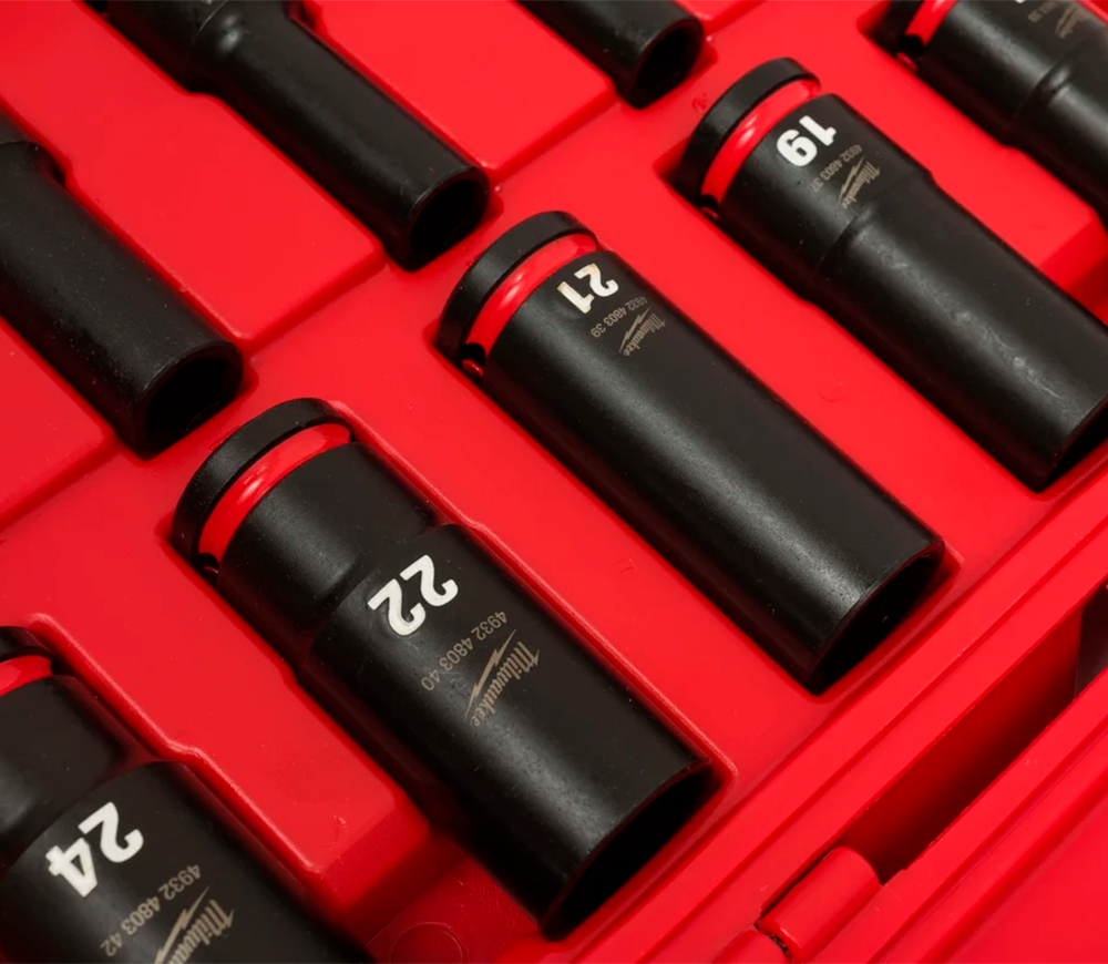 Set de 10 duze tubulare de impact de impact MILWAUKEE SHOCKWAVE IMPACT DUTY 10-24 mm photo 2