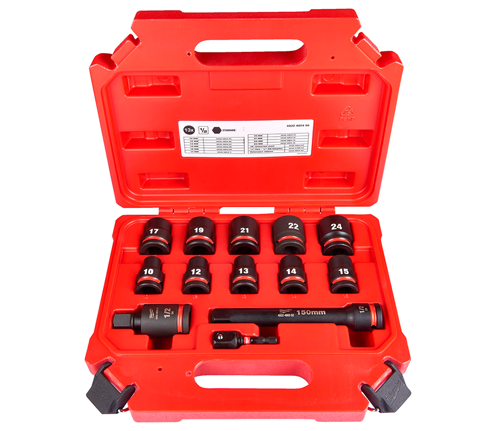 Set de 10 duze tubulare de impact MILWAUKEE SHOCKWAVE IMPACT DUTY 10-24  mm photo
