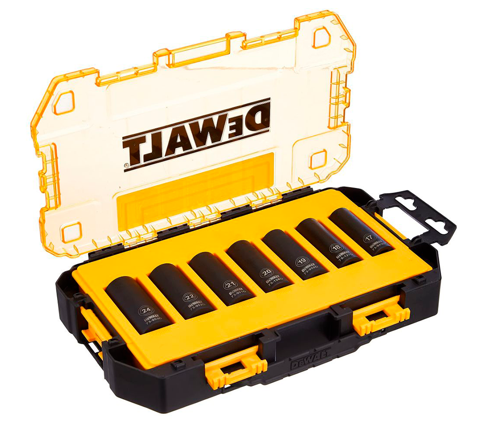 Набор ударных торцевых головок 7шт DEWALT DWMT74737-0 17-24 мм photo 0