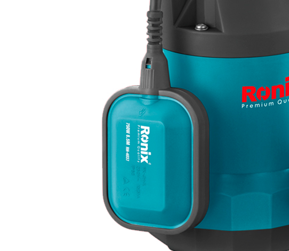 Дренажный насос RONIX RH-4037 750вт 12500л/ч photo 0