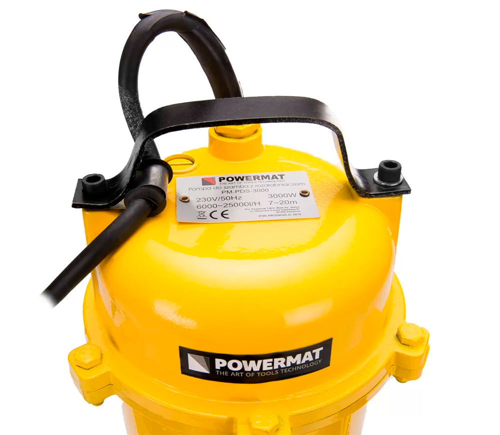 Pompă de drenaj POWERMAT PM-PDS-3000 750w 25000l/h photo 0