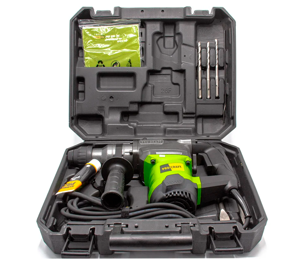 Перфоратор ProCraft BH1750 1200вт SDS-Plus photo 4