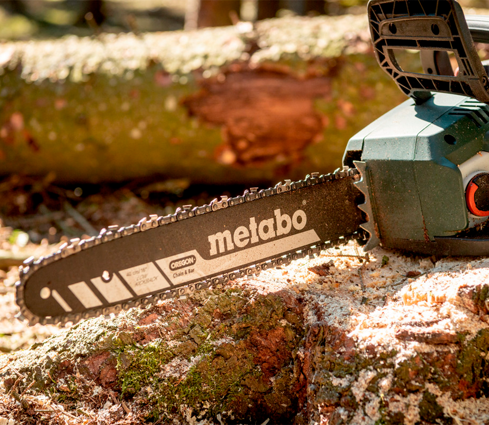 Цепная пила аккумуляторная (без АКБ) METABO MS 36-18 LTX BL 40 400мм 2x18В photo 2