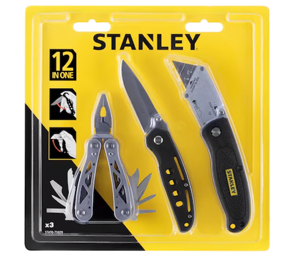 Плоскогубцы мультитул + 2 ножа STANLEY STHT0-71029 160мм photo 0