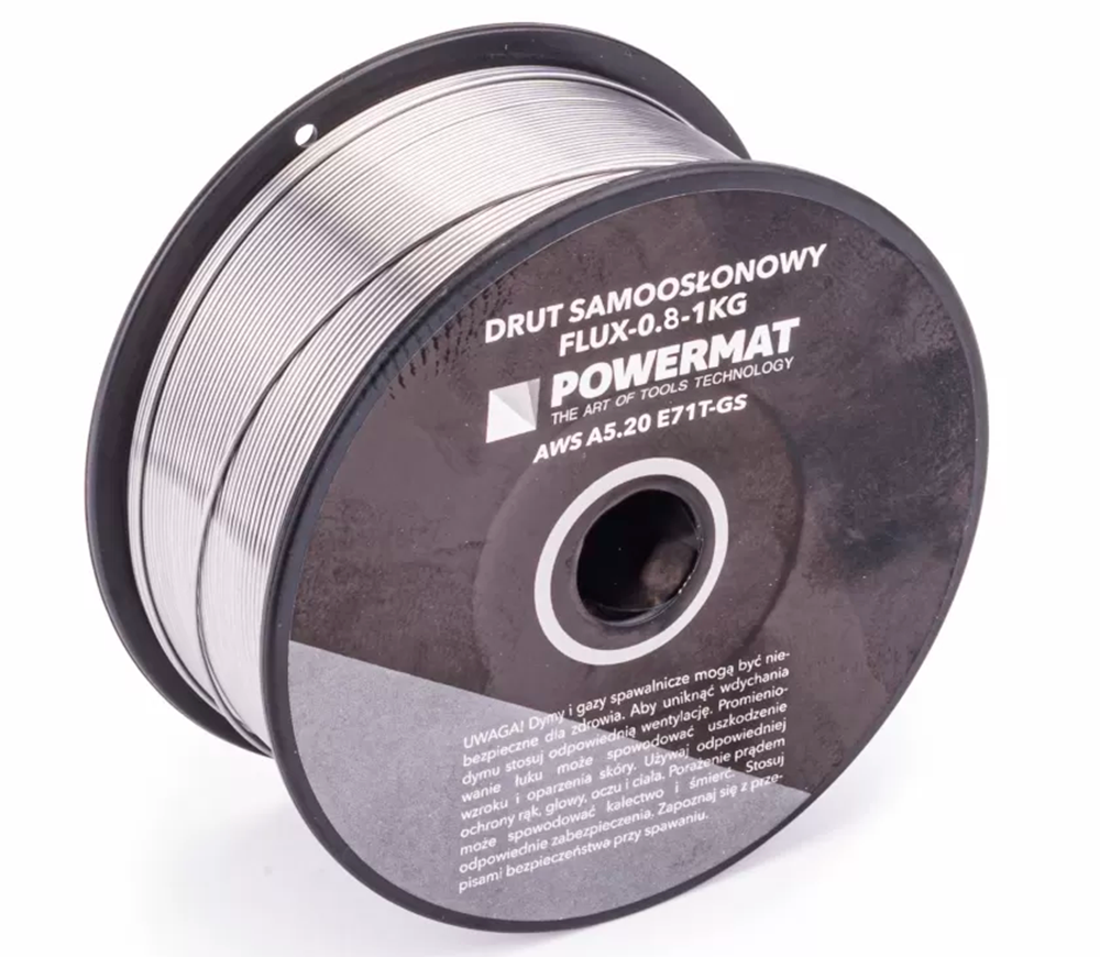 Сварочная проволока POWERMAT FLUX-0.8-1KG Порошковая 0.8мм 1kg photo