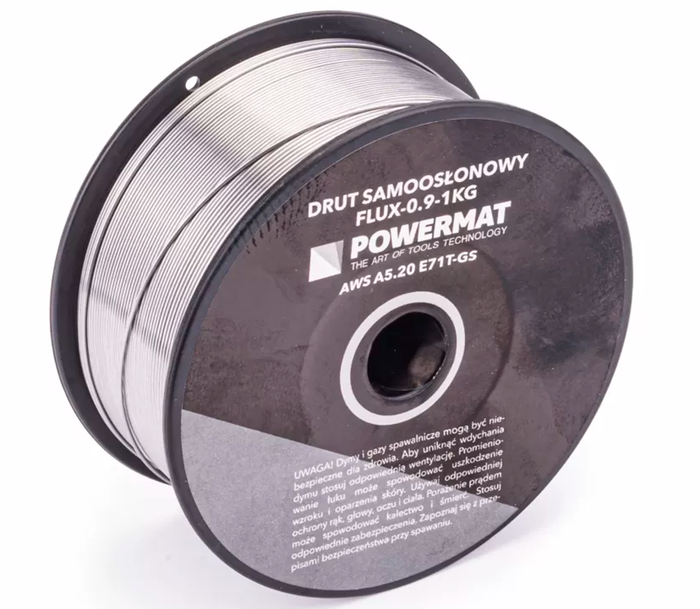 Сварочная проволока POWERMAT FLUX-0.9-1KG Порошковая 0.9мм 1kg photo