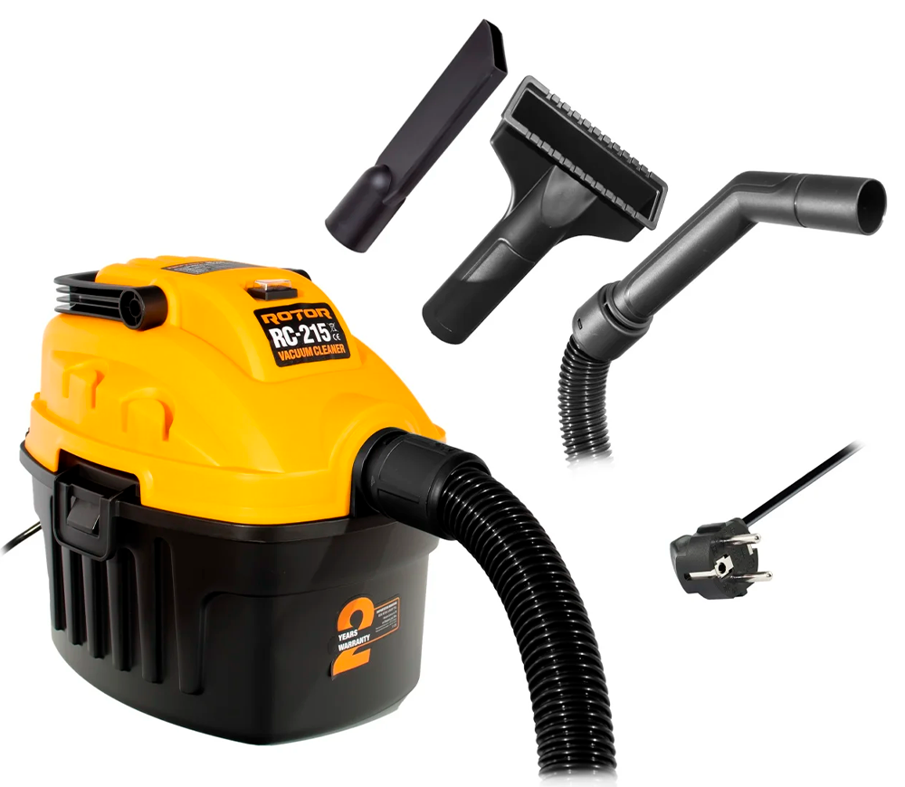 Пылесос промышленный ROTOR RC-215 600вт 150мбар 6л photo