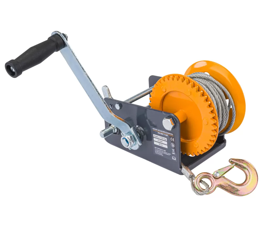 Ручная лебедка POWERMAT PM-WRC-1133T 1133kg 10000мм photo