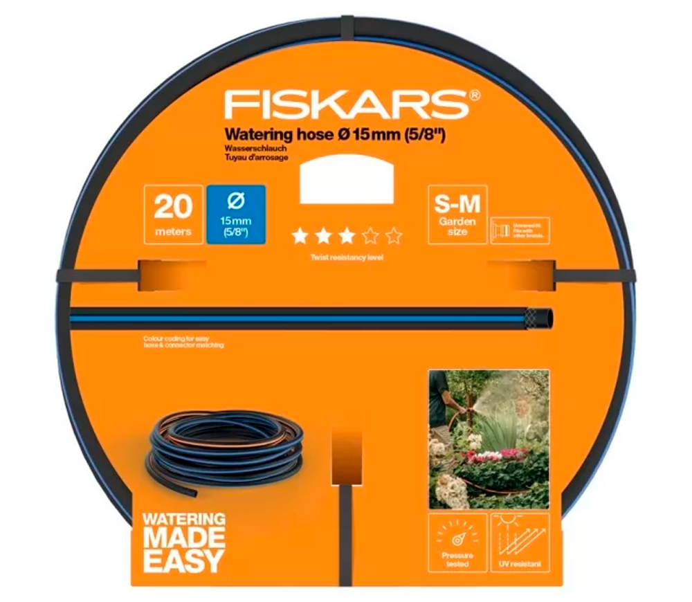 Шланг армированый FISKARS Q3 15 мм (5/8") 20m photo