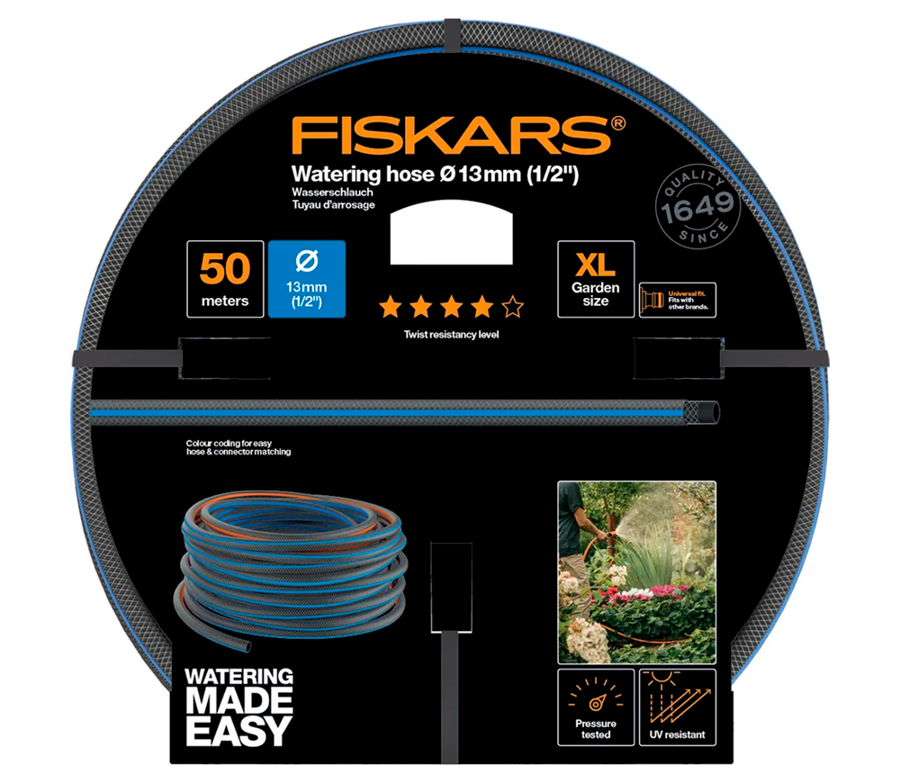 Шланг армированый FISKARS Q4 13 мм (1/2") 50m photo
