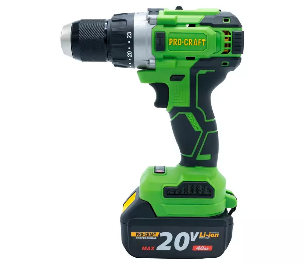 Mașină de înșurubat cu percuție cu acum. ProCraft PA21Li 20V 4Ah photo 0