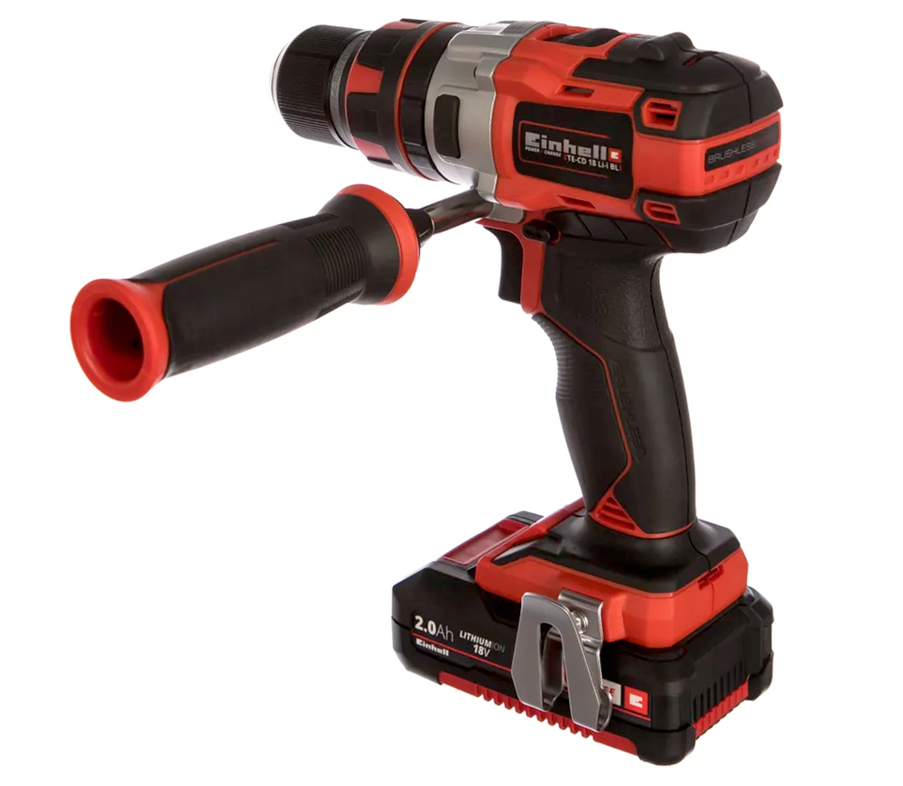 Mașină de înșurubat cu percuție cu acum. EINHELL TE-CD 18 Li-i BL 18V 2Ah photo 2