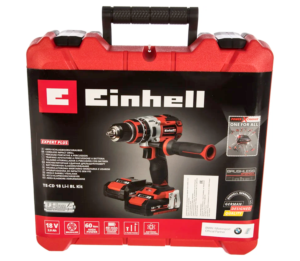 Mașină de înșurubat cu percuție cu acum. EINHELL TE-CD 18 Li-i BL 18V 2Ah photo 5