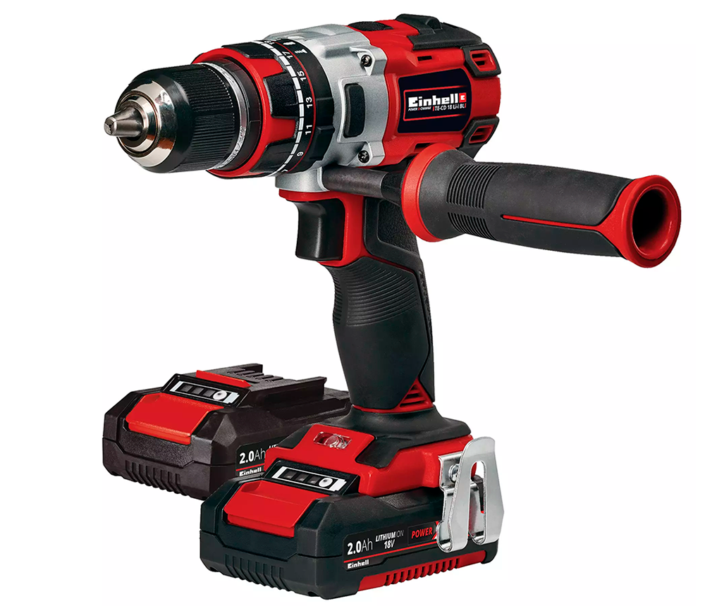 Mașină de înșurubat cu percuție cu acum. EINHELL TE-CD 18 Li-i BL 18V 2Ah photo