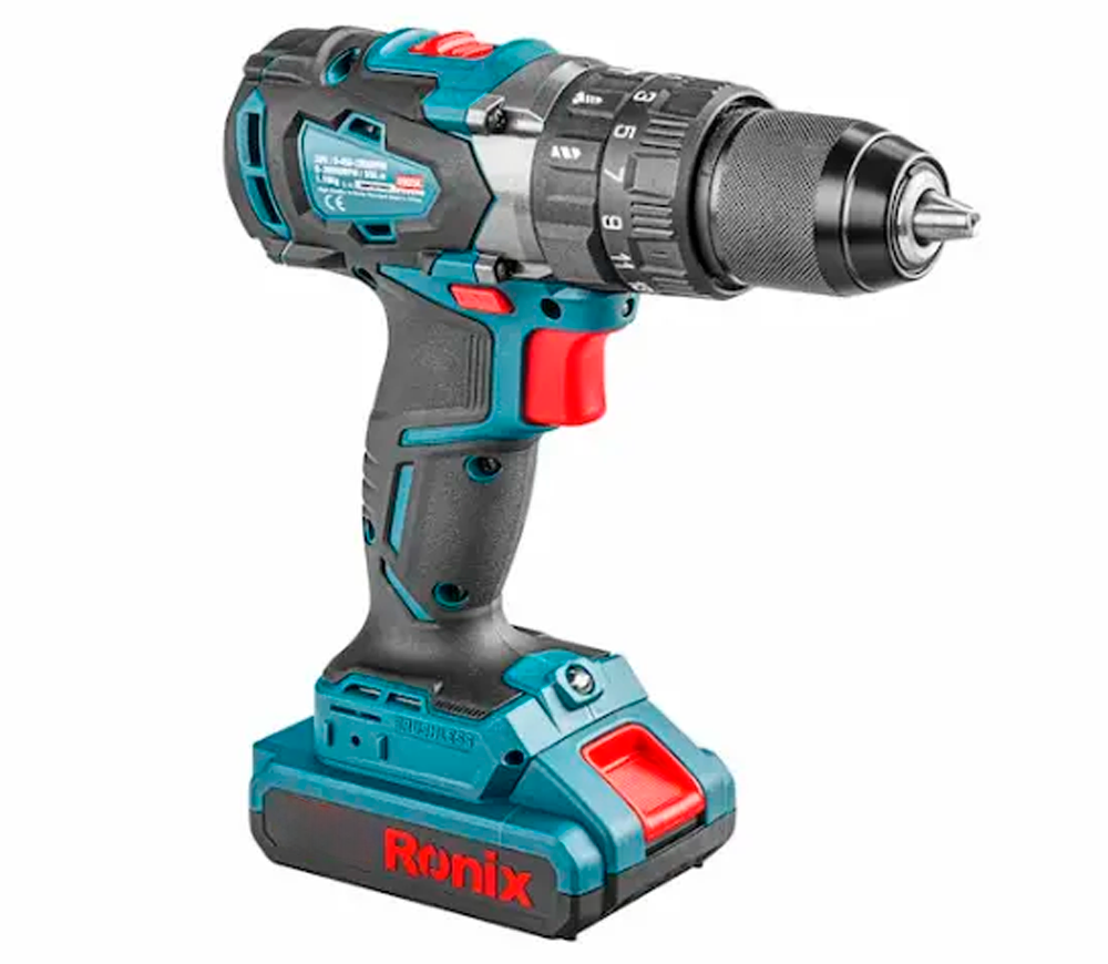 Mașină de înșurubat cu percuție cu acum. RONIX 8905-40V 40V 2Ah photo 0