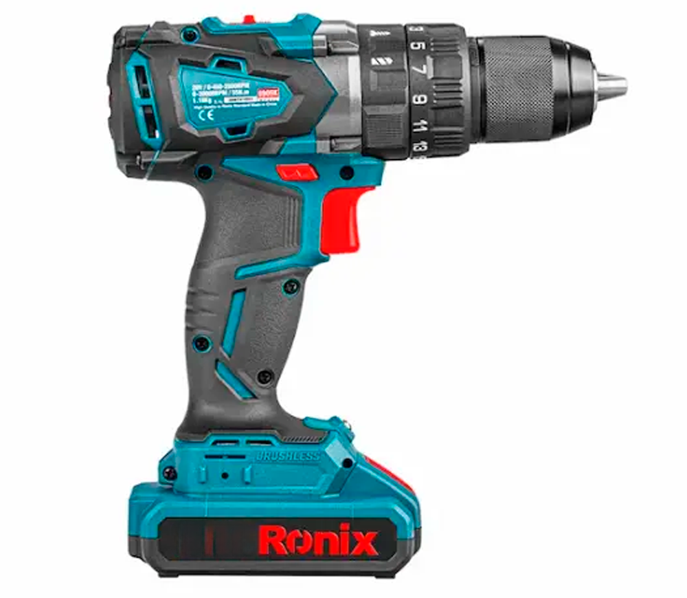 Mașină de înșurubat cu percuție cu acum. RONIX 8905-40V 40V 2Ah photo 1