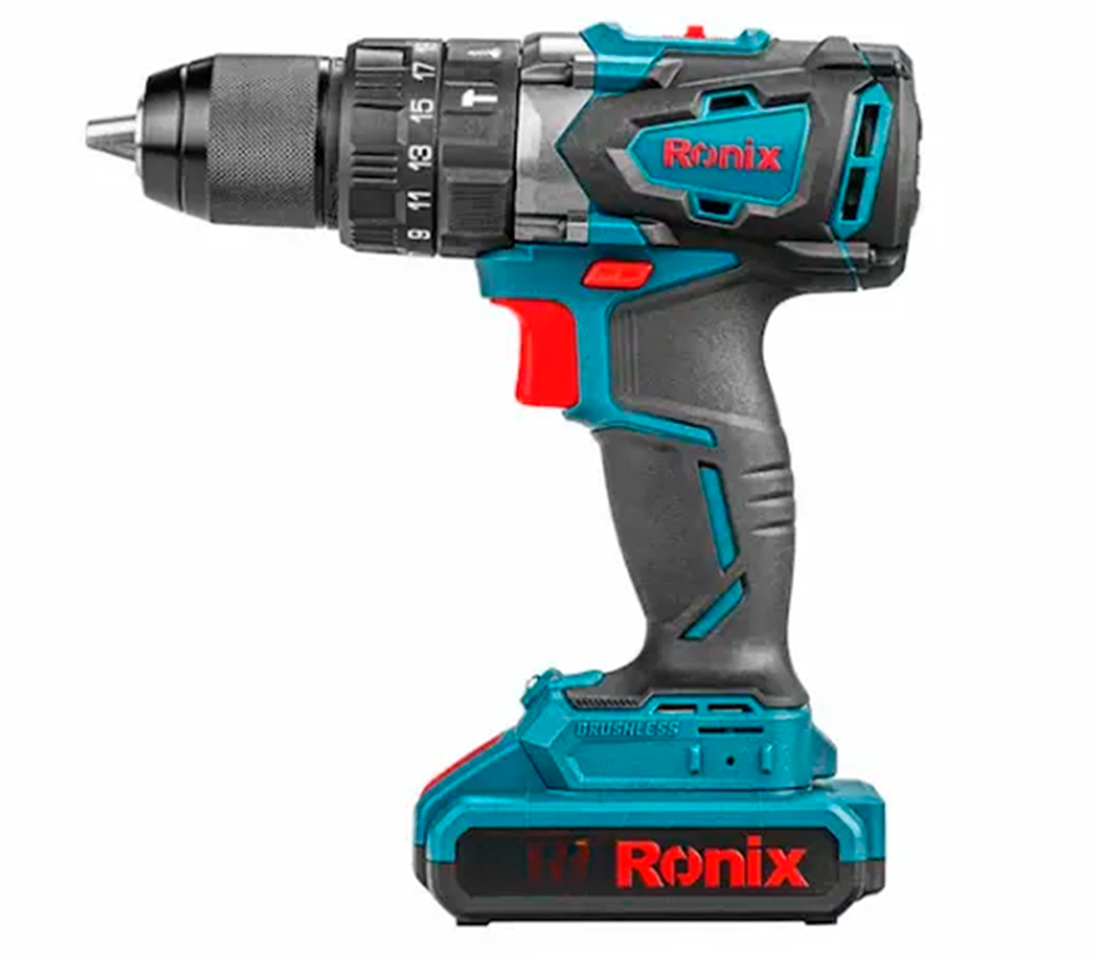 Mașină de înșurubat cu percuție cu acum. RONIX 8905-40V 40V 2Ah photo 2