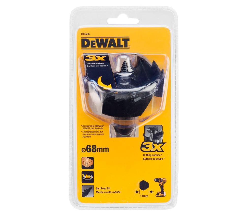 Сверло-фреза форстнера DEWALT DT4586-QZ 68мм HSS photo 0