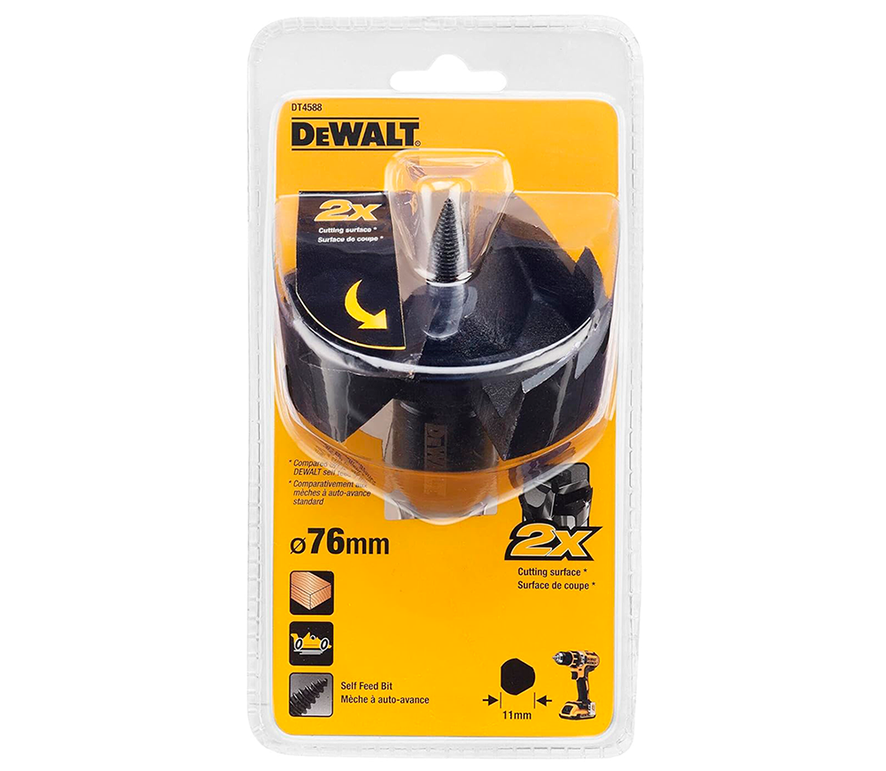 Сверло-фреза форстнера DEWALT DT4588-QZ 76мм HSS photo 1