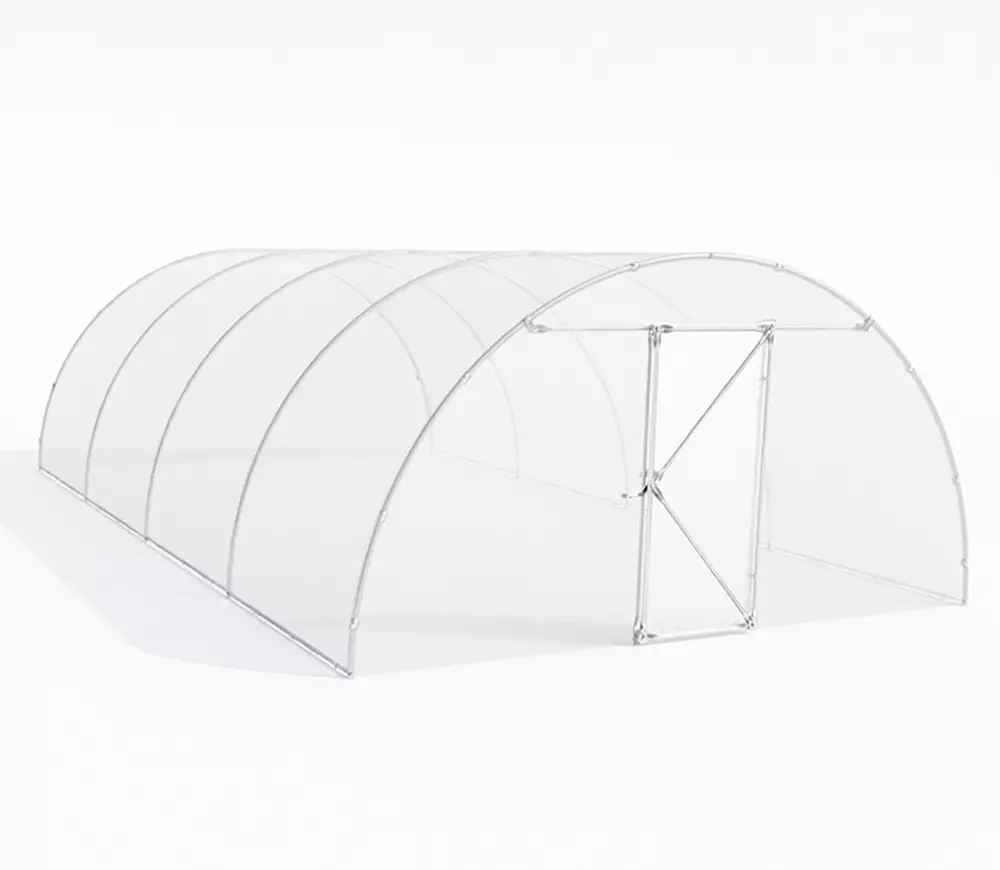 Seră arcuită Demetra 8x4.5x2.5 m 36m² Alb photo