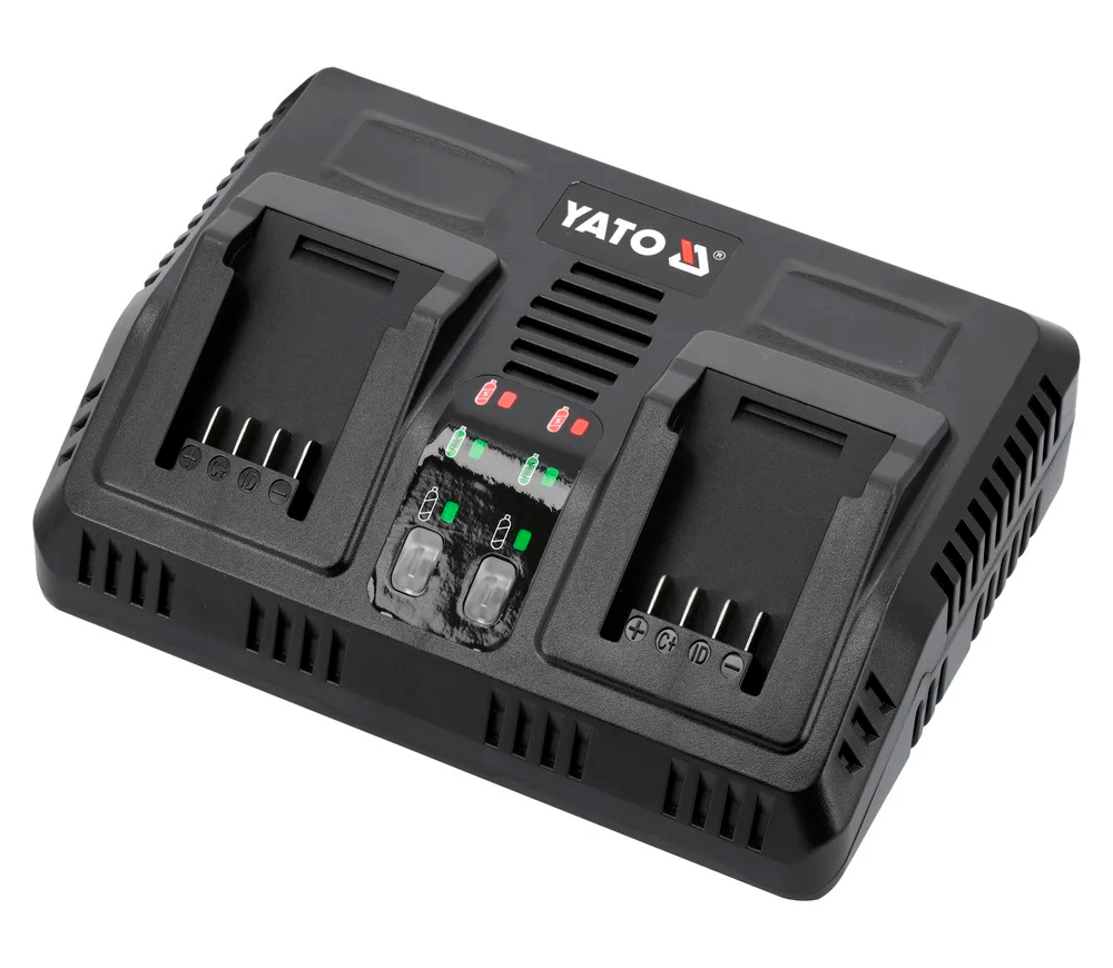 Зарядное устройство двойное YATO YT828499 100вт 18В 4.8A photo 0
