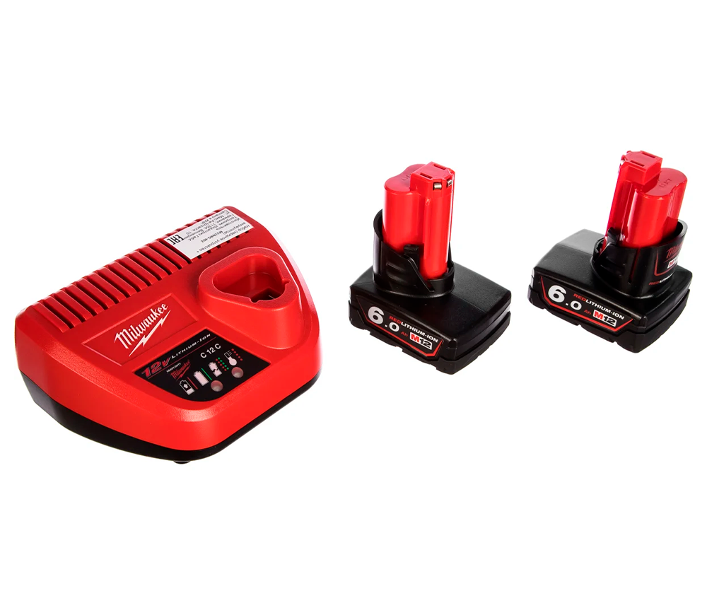Зарядное устройство + 2 аккумулятора MILWAUKEE M12NRG-602 NRG 36вт 12В 3A photo