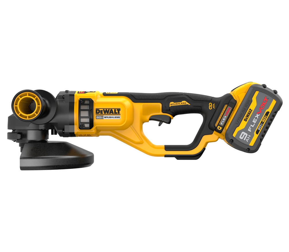 Угловая шлифмашина аккумуляторная DEWALT DCG460X2-QW 230мм 20/54В 3/9Ач photo 0